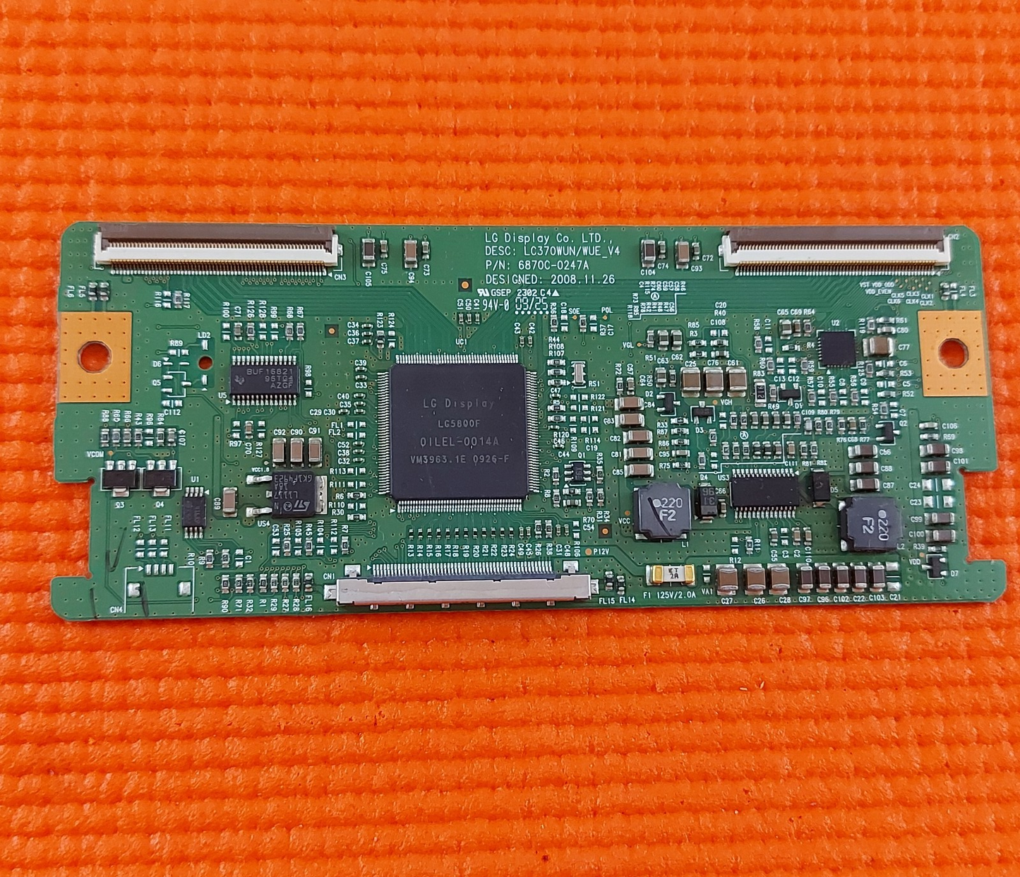 LVDS TCON BOARD FOR 37LG5000 CE37FD90-B LCD37IDTV LCD37880F1080P TV 6871L-1528A