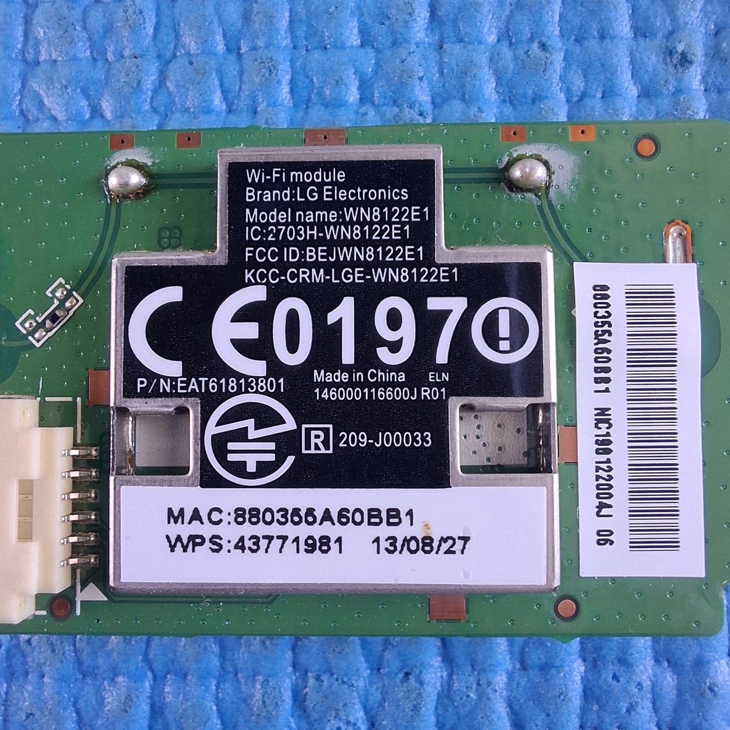 GENUINE WIFI MODULE FOR LG 55LA6800 65UF6790 TV EAT61813801