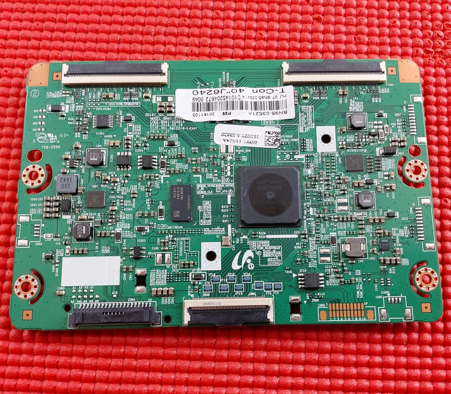 LVDS TCON BOARD FOR SAMSUNG UE40MU6120K 40" TV BN41-02481A BN95-03521A