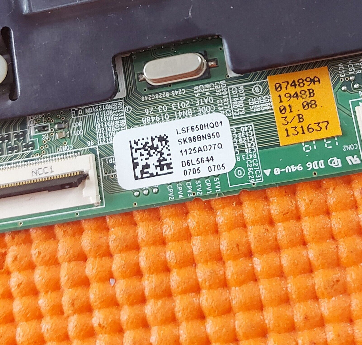 LVDS TCON BOARD FOR SAMSUNG UE48H8000F 40" LED TV BN41-02112A BN95-01329A