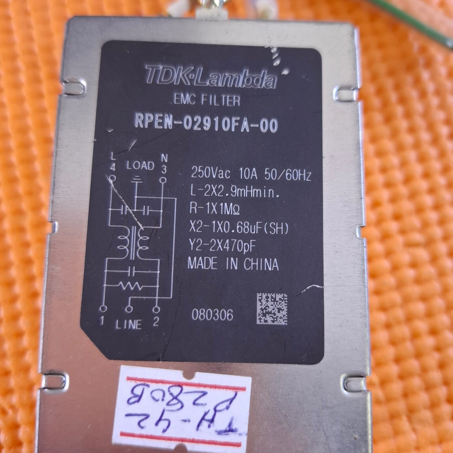 EMC NOISE FILTER PANASONIC TH-42PZ81B TH-42PZ80BA TH-42PZ85B TV RPEN-02910FA-00