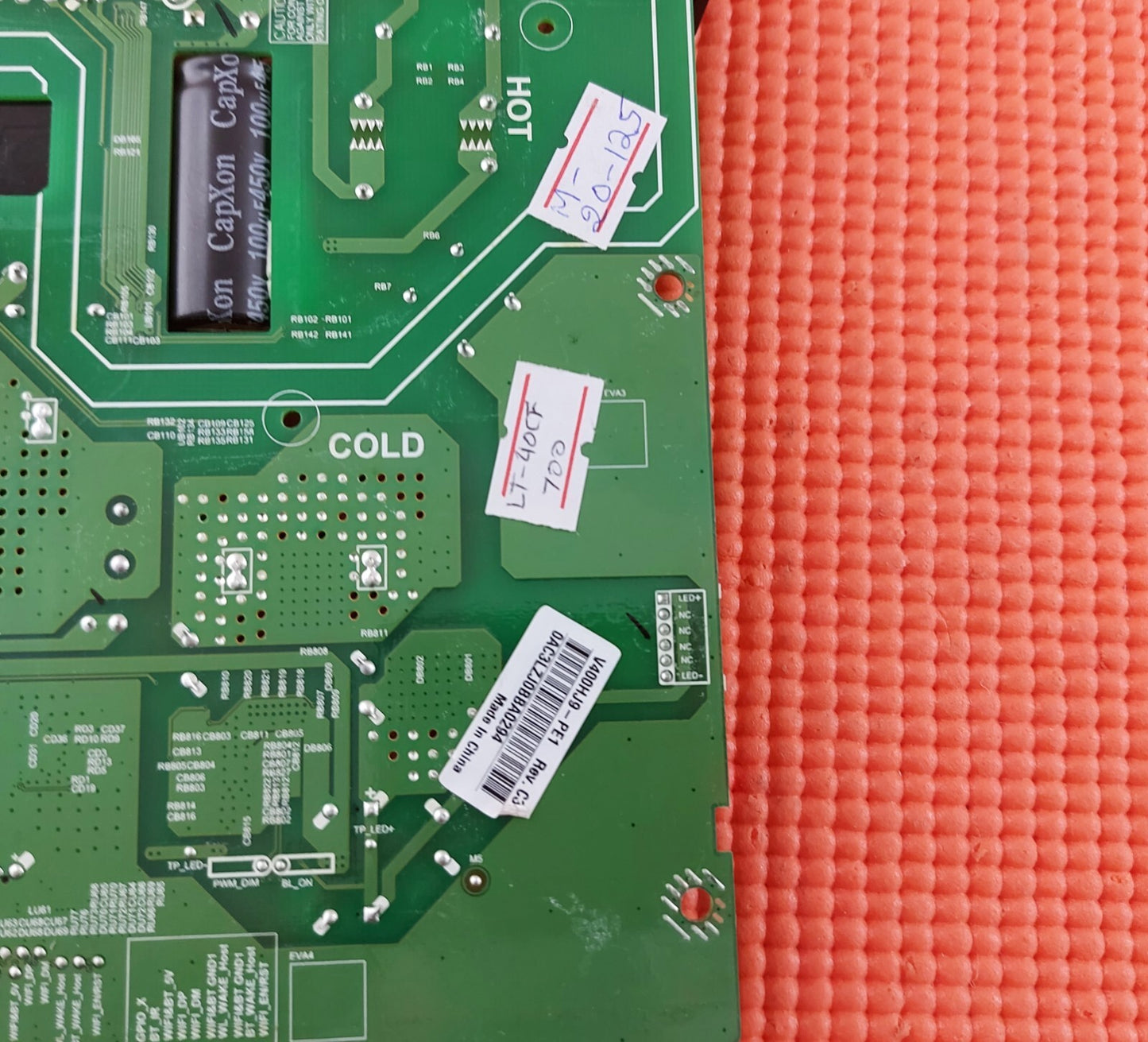 MAIN AV BOARD FOR JVC LT-40CF700 40" TV TPD.MS721.PB751 SCREEN V400HJ9-PE1