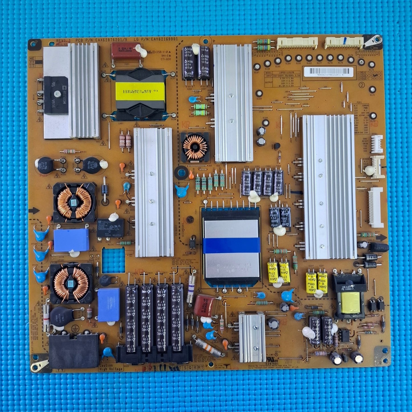 POWER SUPPLY BOARD FOR LG 55LW650T 55LW450T 55" LED TV EAX62876201 EAY62169901