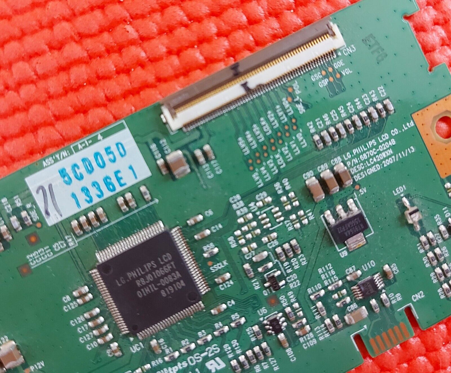 LVDS TCON BOARD FOR LG 42LG3000 42LH3000 42" TV 6870C-0204B 6871L-1336E
