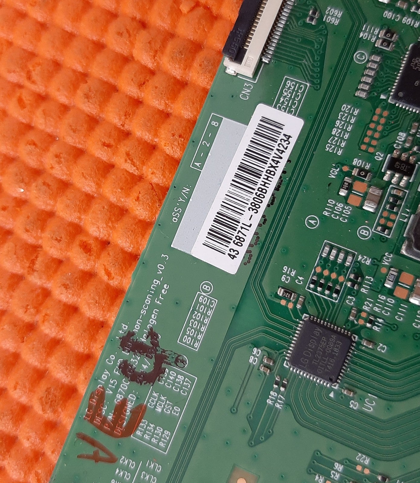 LVDS BOARD FOR DLED43287FHD LT-43C775 43L1753DB 43LJ594V 43287FHD TV 6871L-3806B