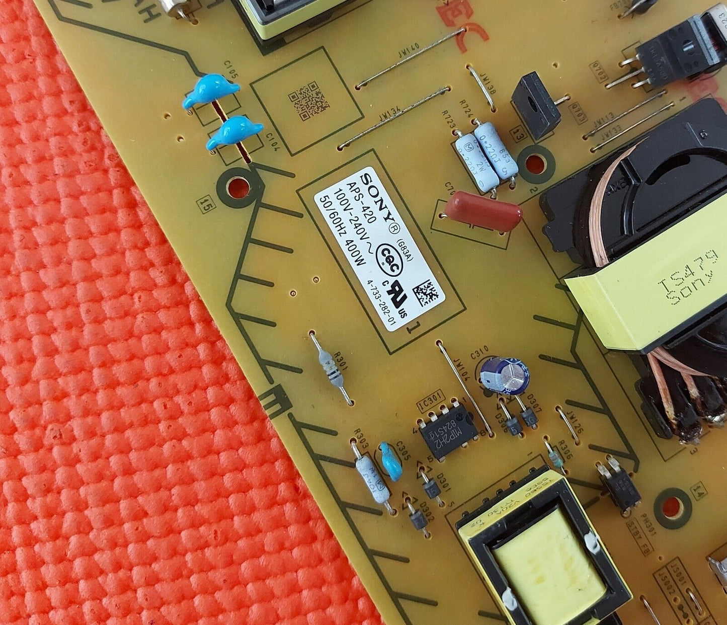 POWER BOARD FOR SONY KD-65XG9505 KD-65XF9005 65" LED TV 1-984-302-11 APS-420/C