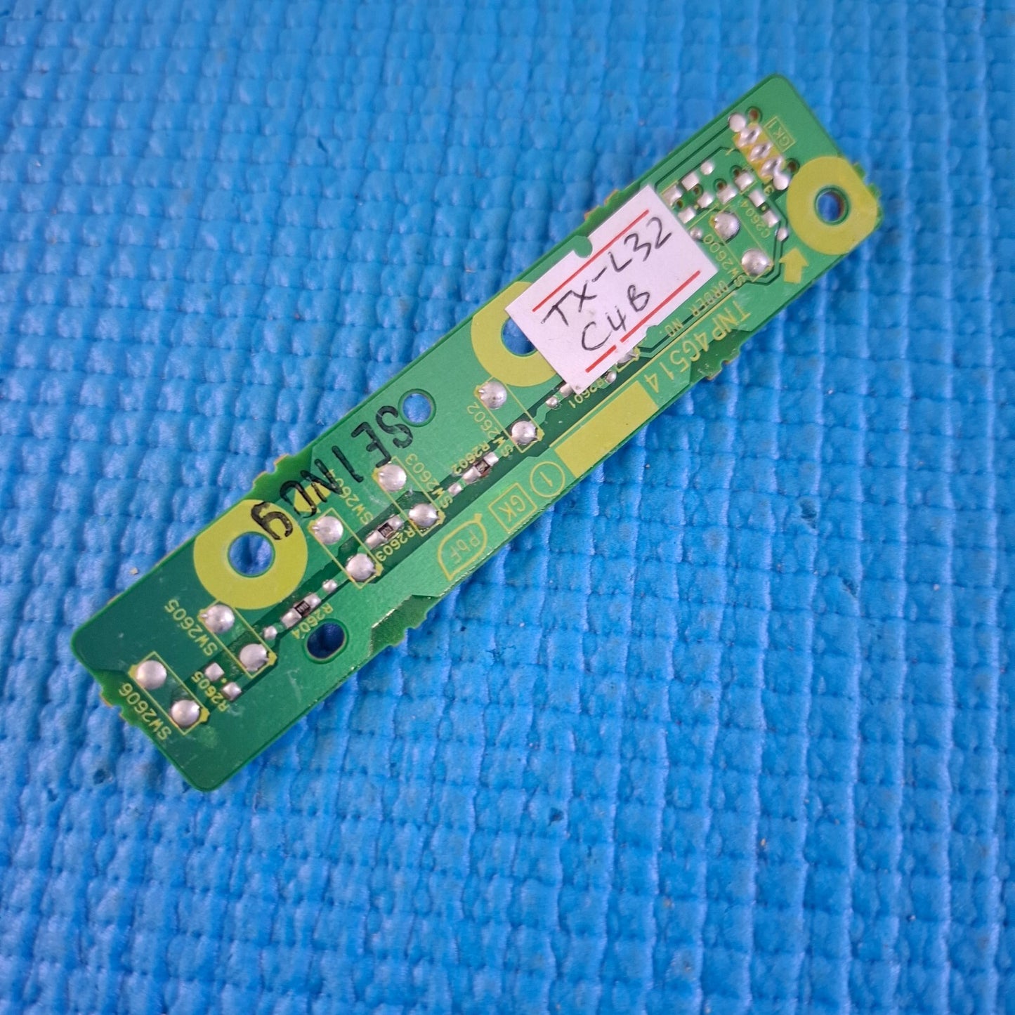 POWER BUTTON UNIT FOR PANASONIC TX-L32C4B 32" TV TNP4G514 1 GK