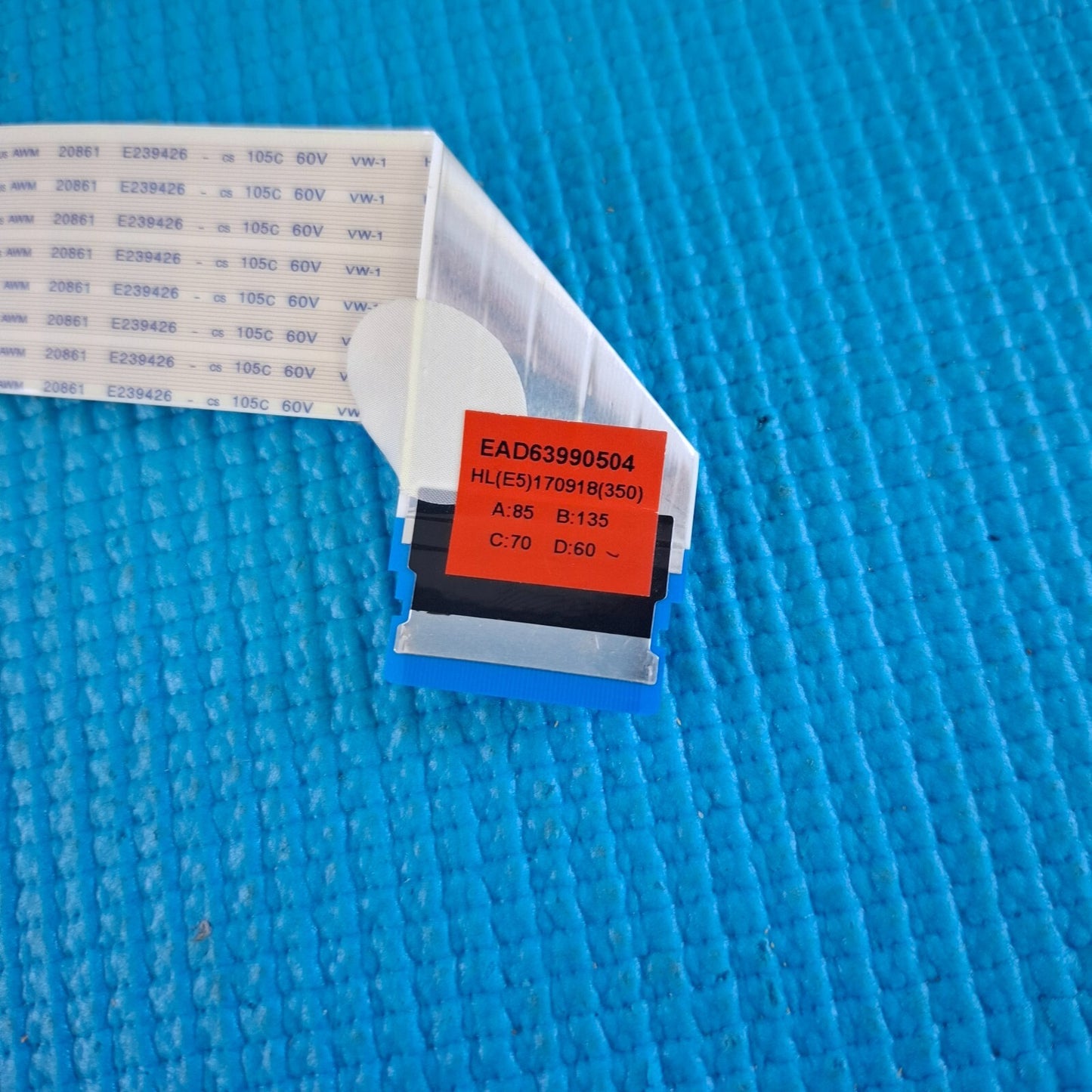 LVDS CABLE FOR LG 32LJ610V-ZD 32LQ63006LA 32" LED TV EAD63990504