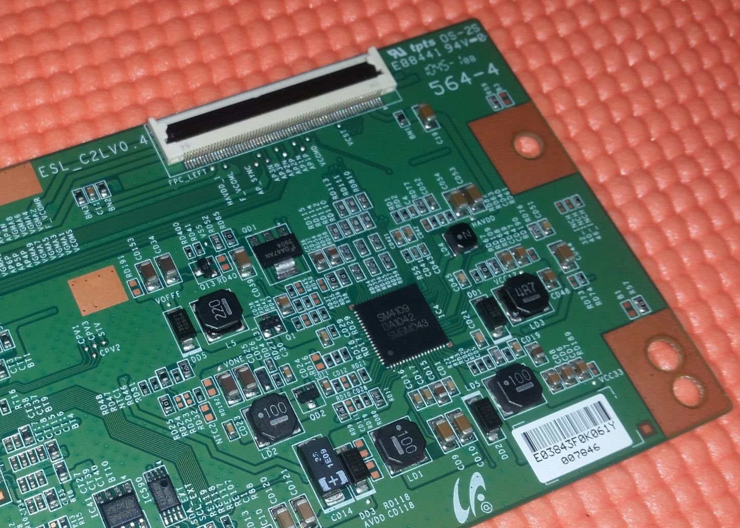 TCON FOR SONY KDL-46V3000 KDL-46EX620 KDL-46EX521 TV ESL_C2LV0.4 LJ94-03843F
