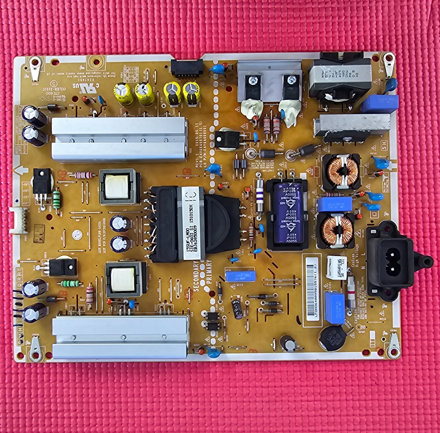 POWER SUPPLY BOARD PSU FOR LG 49UF640V 49" TV EAX66490701 EAY64009501