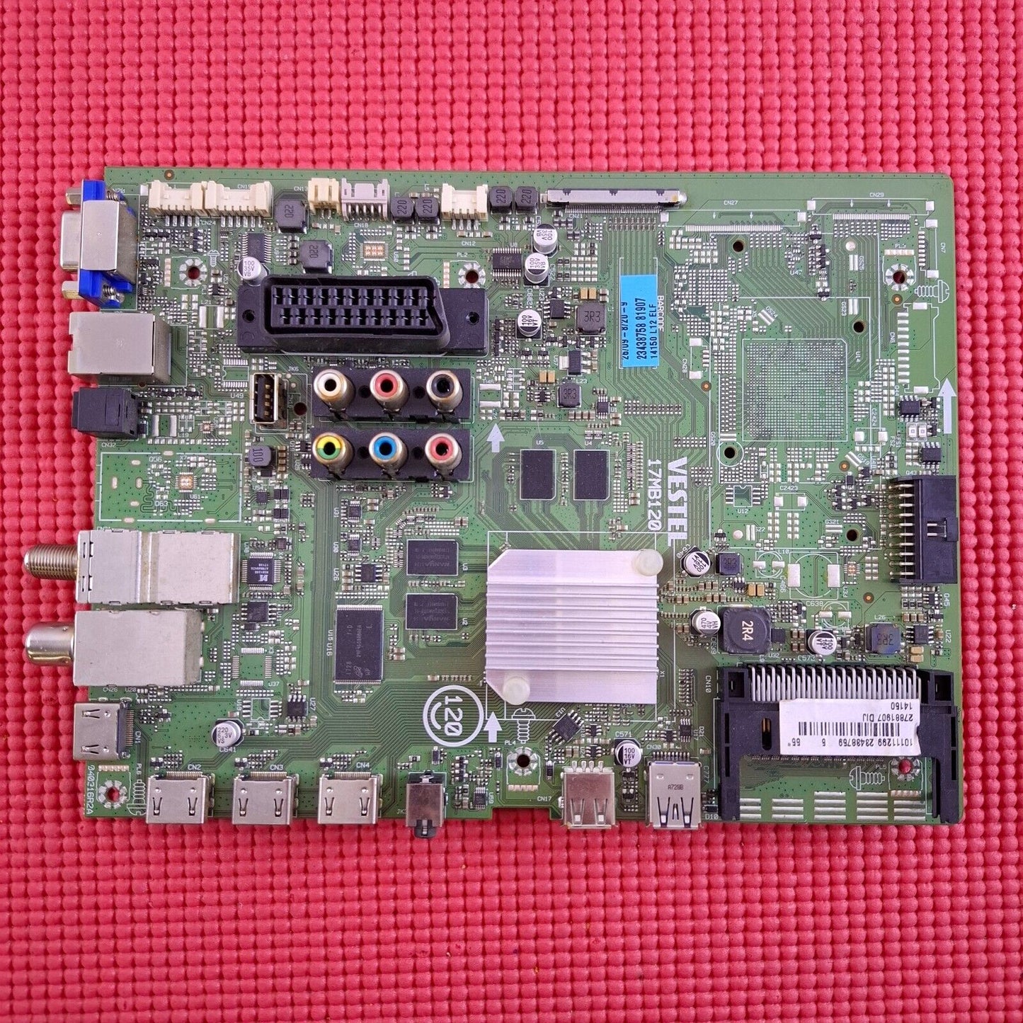 MAIN BOARD FOR TOSHIBA 55U6763DB 55" TV 17MB120 23438959 SCREEN LSC550FN13-G07