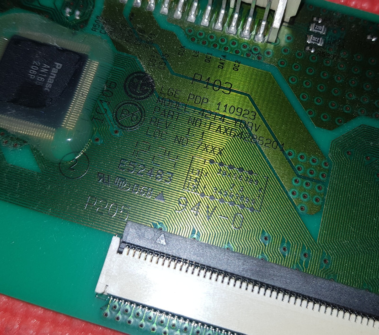 BUFFER BOARD FOR LG 42PA4500 42PM4700 42PN450B 42" TV EAX64286201 EBR73575402