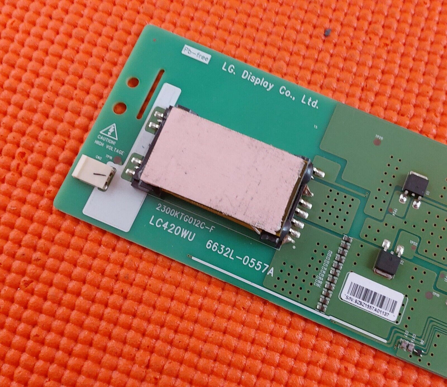INVERTER BOARD FOR TOSHIBA 42XV635D 42" LCD TV 2300KTG012C-F LC420WU 6632L-0557A