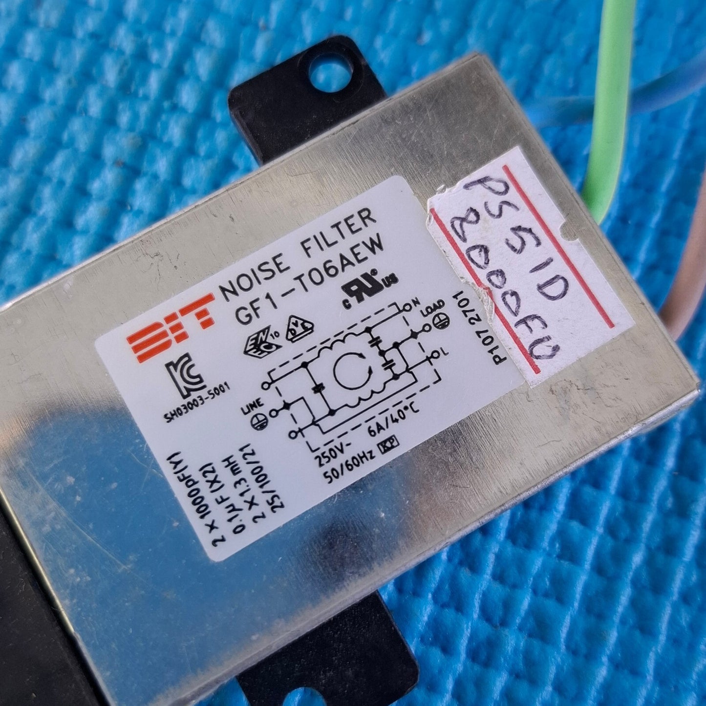 AC POWER NOISE FILTER SAMSUNG PS51D6900DK PS51D8000FU PS64C8000FU TV GF1-T06AEW