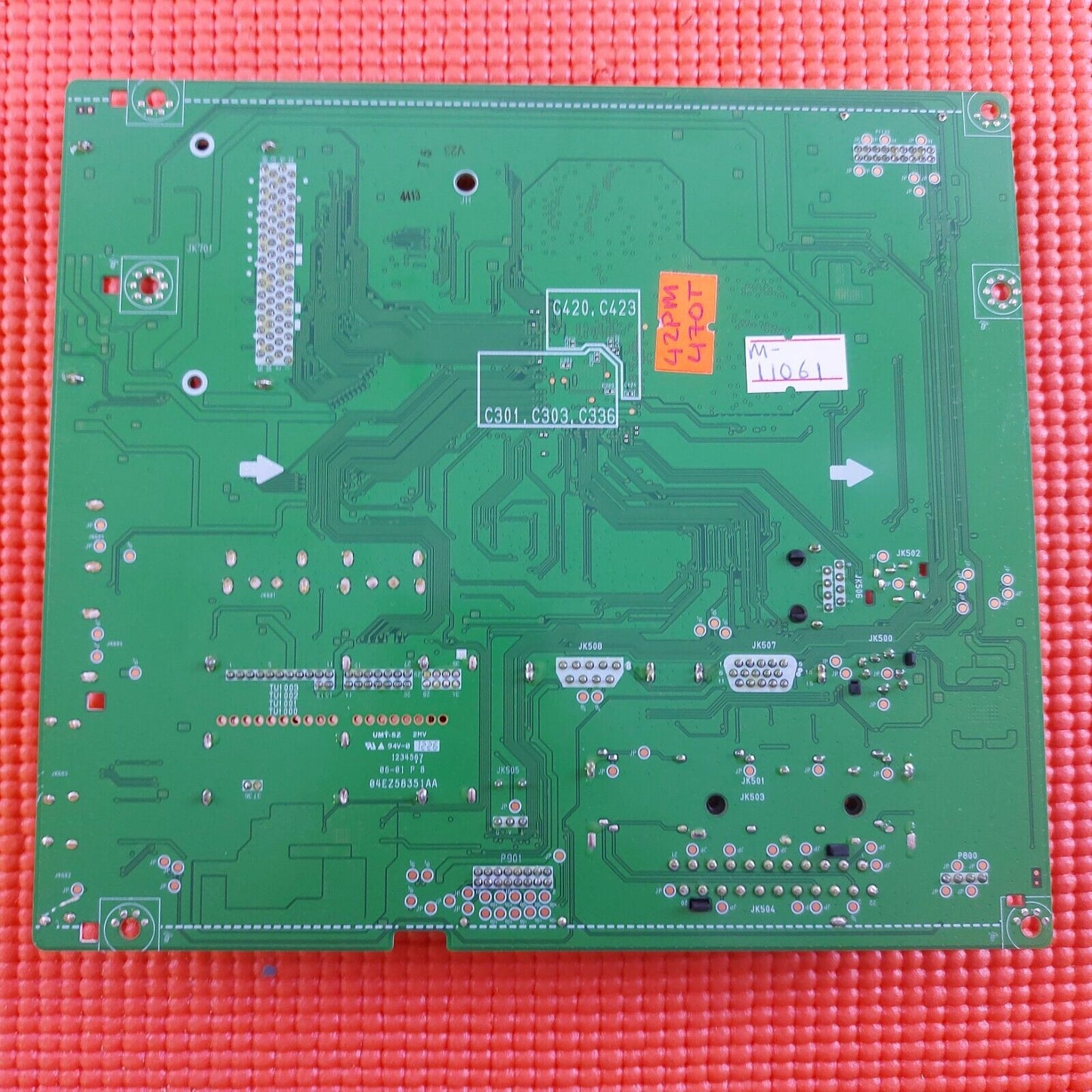MAIN AV BOARD FOR LG 42PM470T 42" 3D PLASMA TV EAX64349211 (1.0) EBT62068002