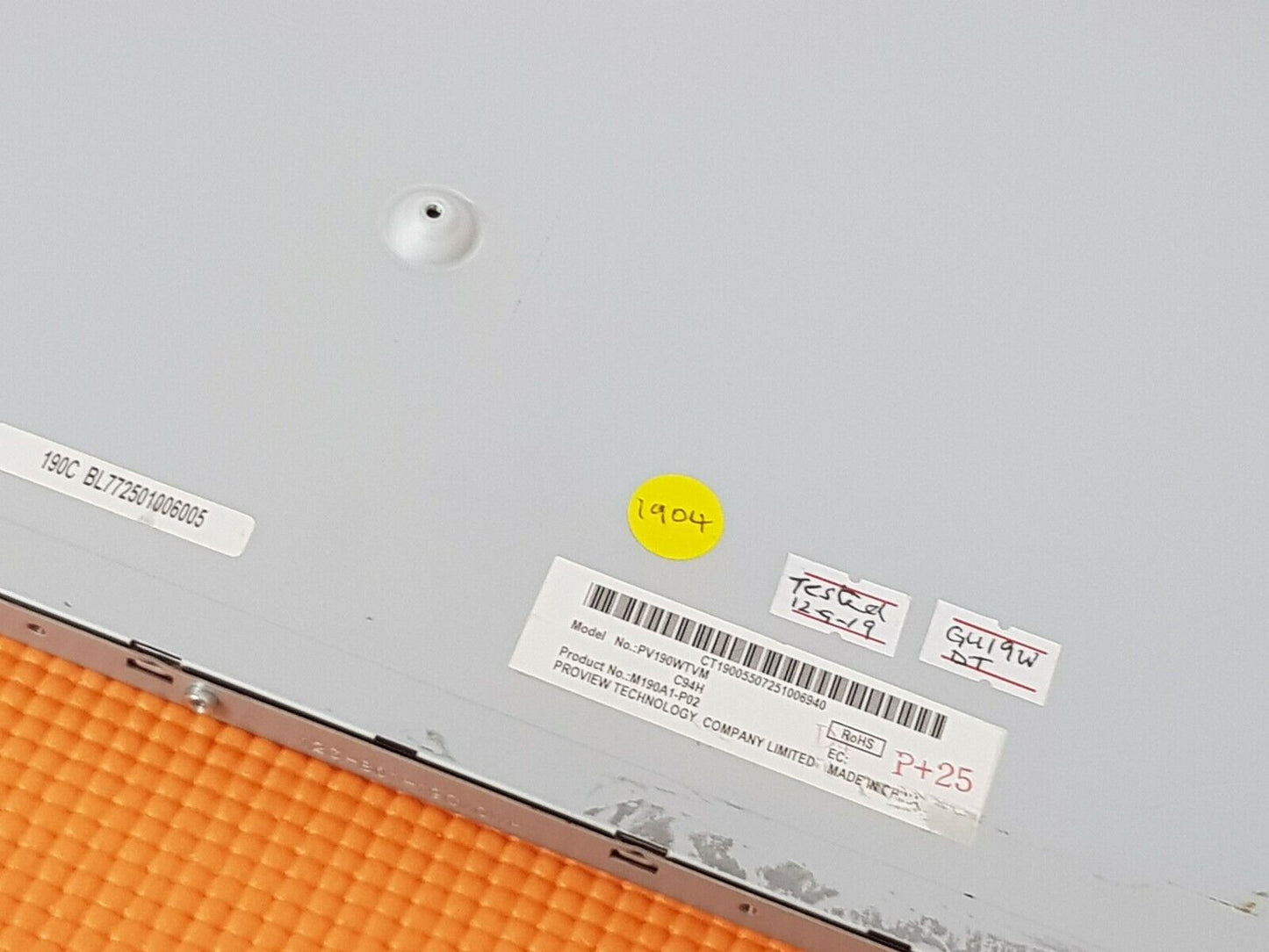 LCD SCREEN FOR GRUNDIG GU19WDT GU19WDVDT 19" LCD TV PV190WTVM C94H M190A1-P02