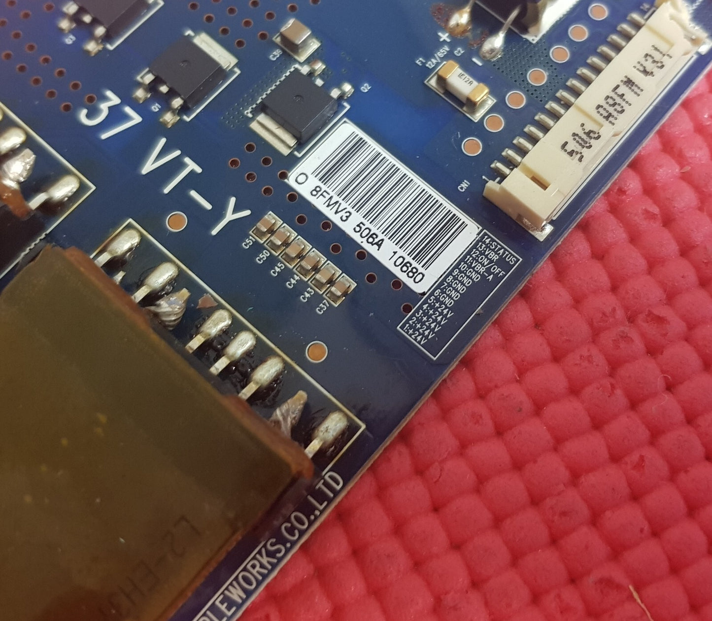 INVERTER BOARD FOR TOSHIBA 37AV555D 37AV554D 37AV504D 6632L-0506A PPW-EE37VT-0