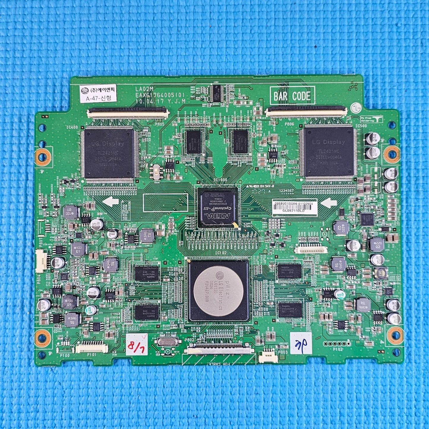 LVDS TCON BOARD FOR LG 47LX9900 47LX9500 TV EAX61764005 EBU01005V2 EBU61102904