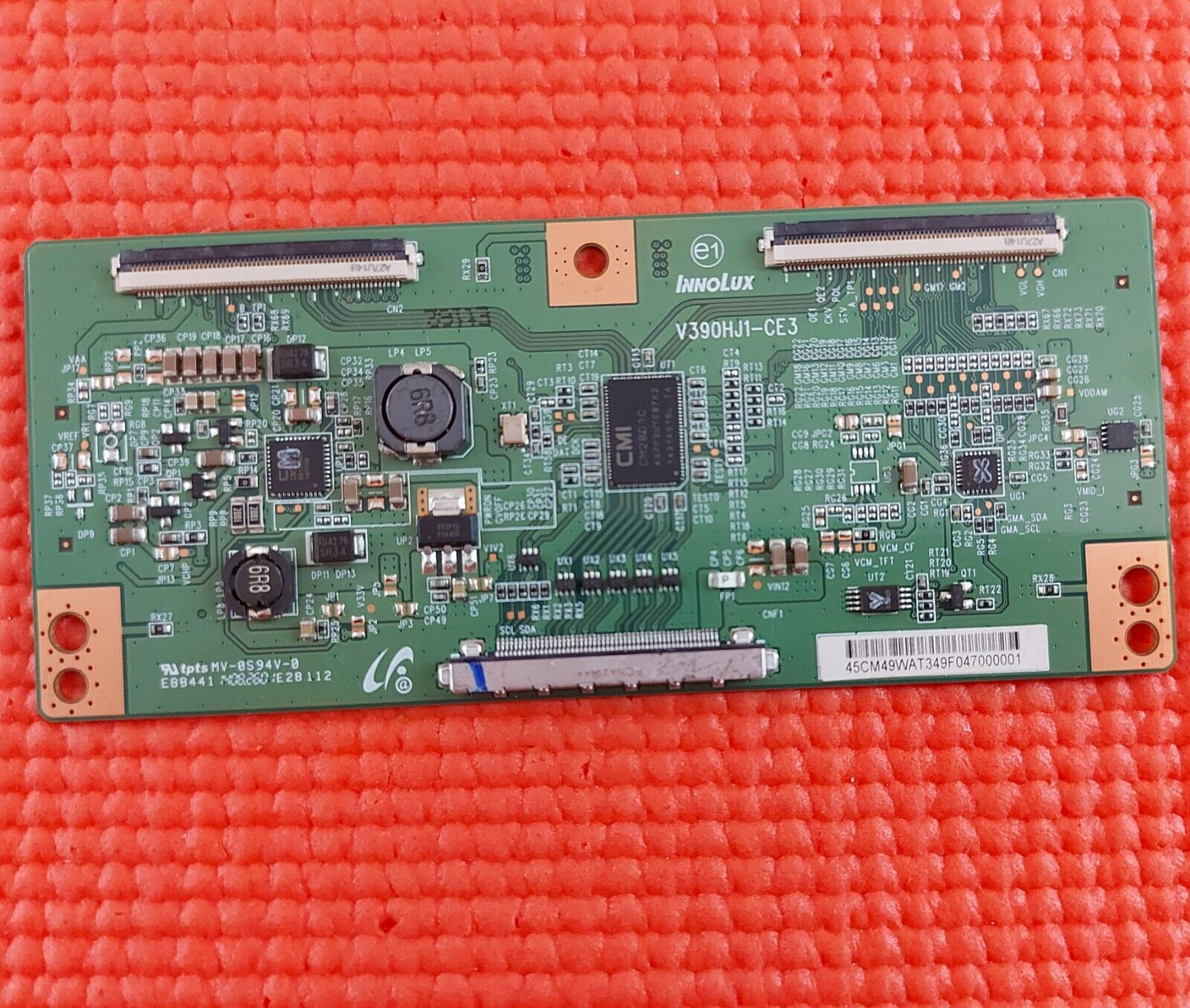 LVDS TCON BOARD FOR PANASONIC TX-50A400B TX-50AS520B TX-50AS500B TV V390HJ1-CE3