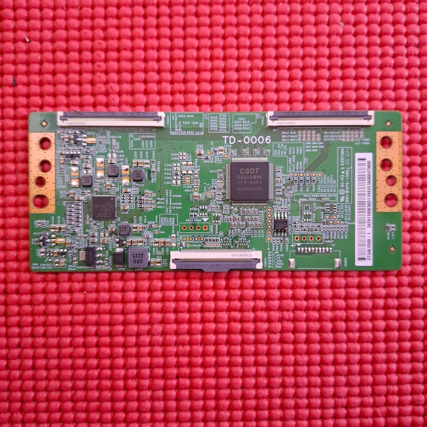LVDS TCON BOARD FOR LUXOR LUX0155099/01 55" LED TV TD-0006 ST4561D09-1