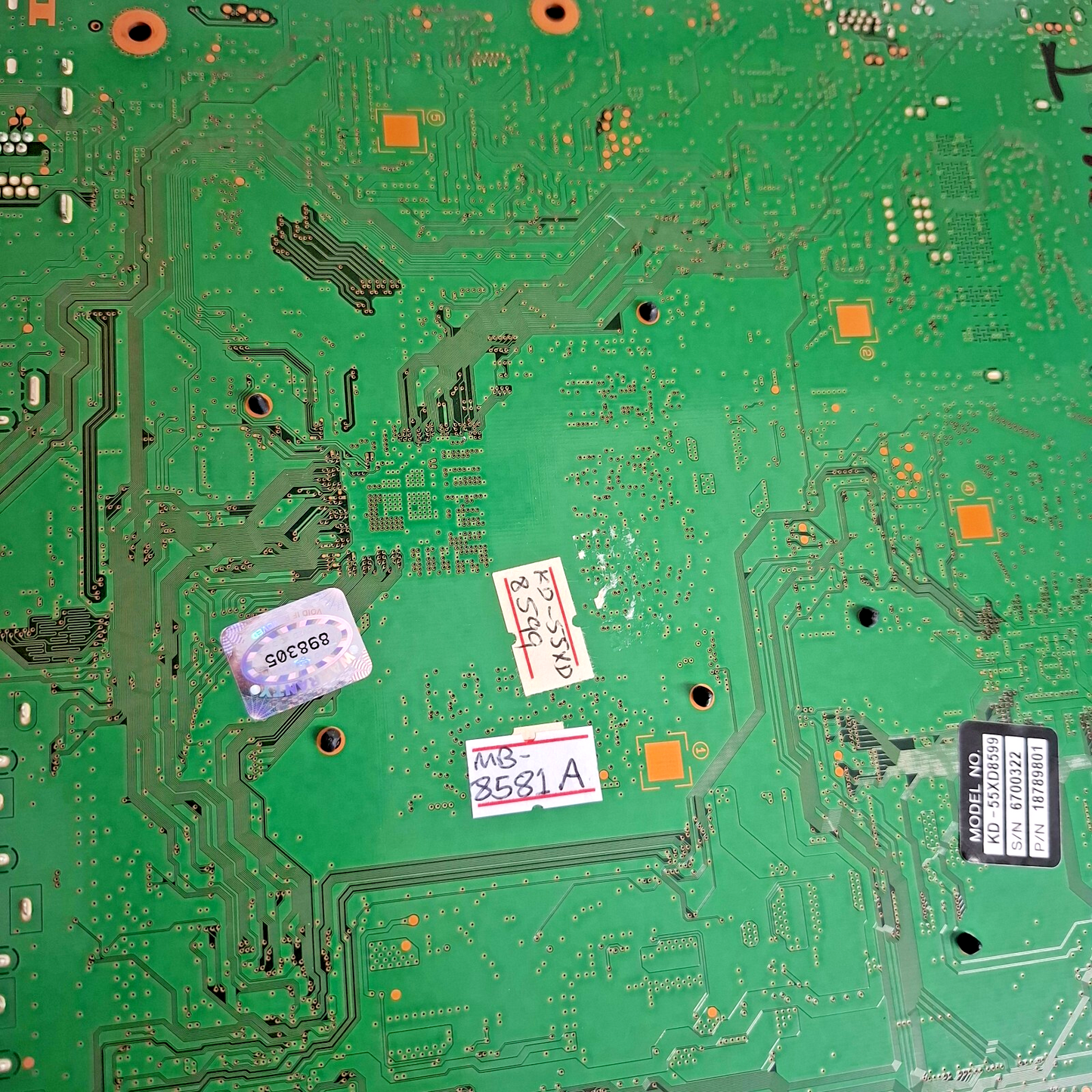 MAIN BOARD FR SONY KD-55XD8599 KD-55XD8577 55" ANDROID TV Y200B560A 1-980-832-11