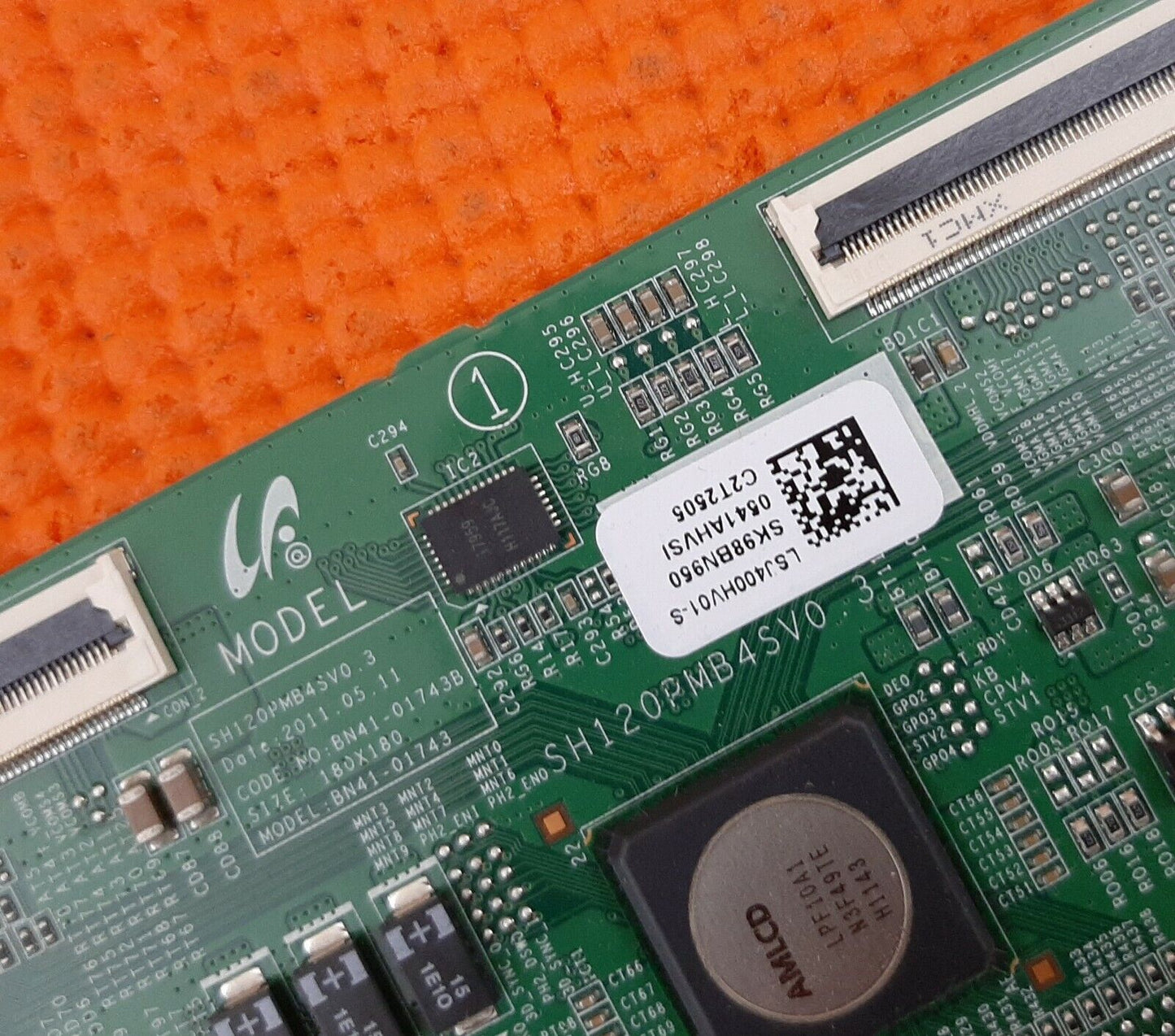 LVDS BOARD FOR SAMSUNG UE40D6100 UE40D6530 40" LED TV SH120PMB4SV0.3 BN95-00541A