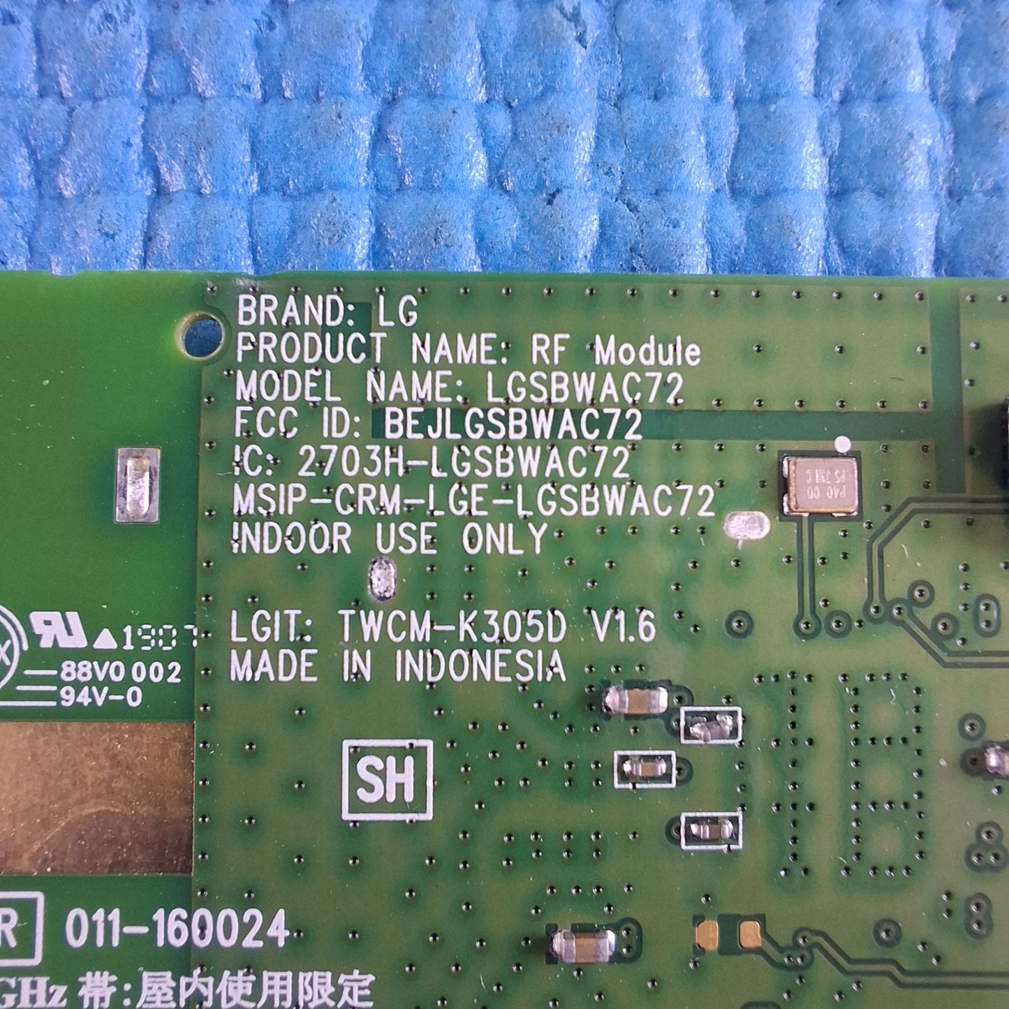 WIFI FOR LG 43UK6400PLF 49UJ651V 65SJ850V 55UJ634V TV EAT63377302 TWCM-K305D