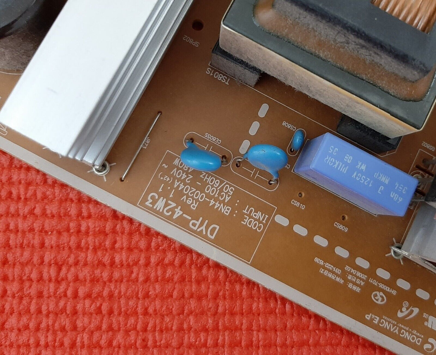 POWER BOARD FOR SAMSUNG PS42A457P1D PS42A456P2D 42" TV BN44-00204A DYP-42W3