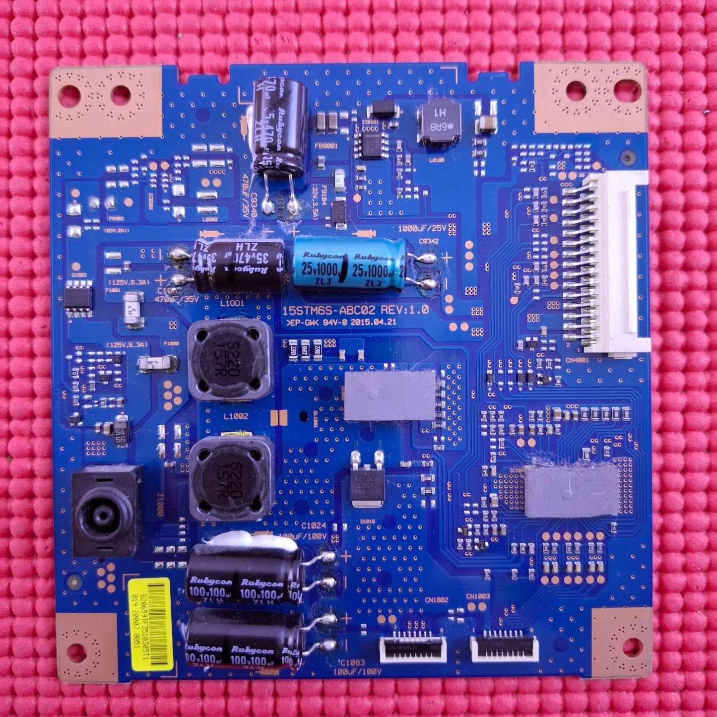 INVERTER BOARD FOR SONY KDL-50W809C KDL-50W805C 50" LED TV 15STM6S-ABC02 REV:1.0