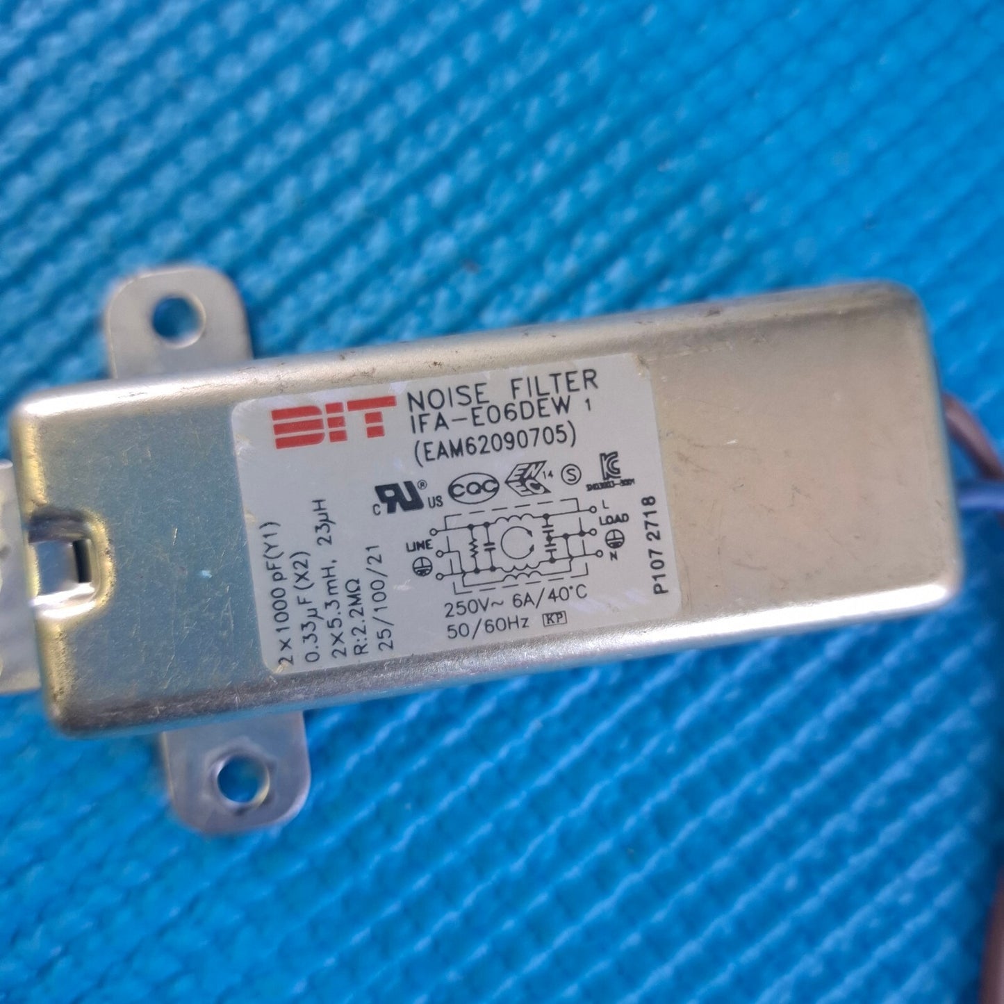 LINE / NOISE FILTER LG 50PT353K 50PV350T 50PZ550T TV IFA-E06DEW EAM62090705