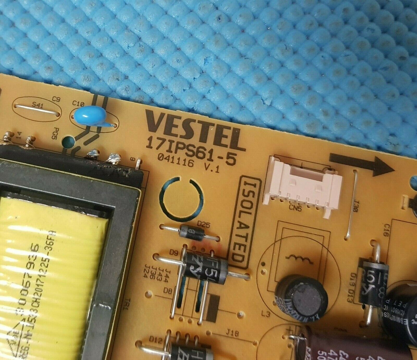 POWER SUPPLY BOARD FOR JVC LT-28C680 28" LED TV 17IPS61-5 23402045