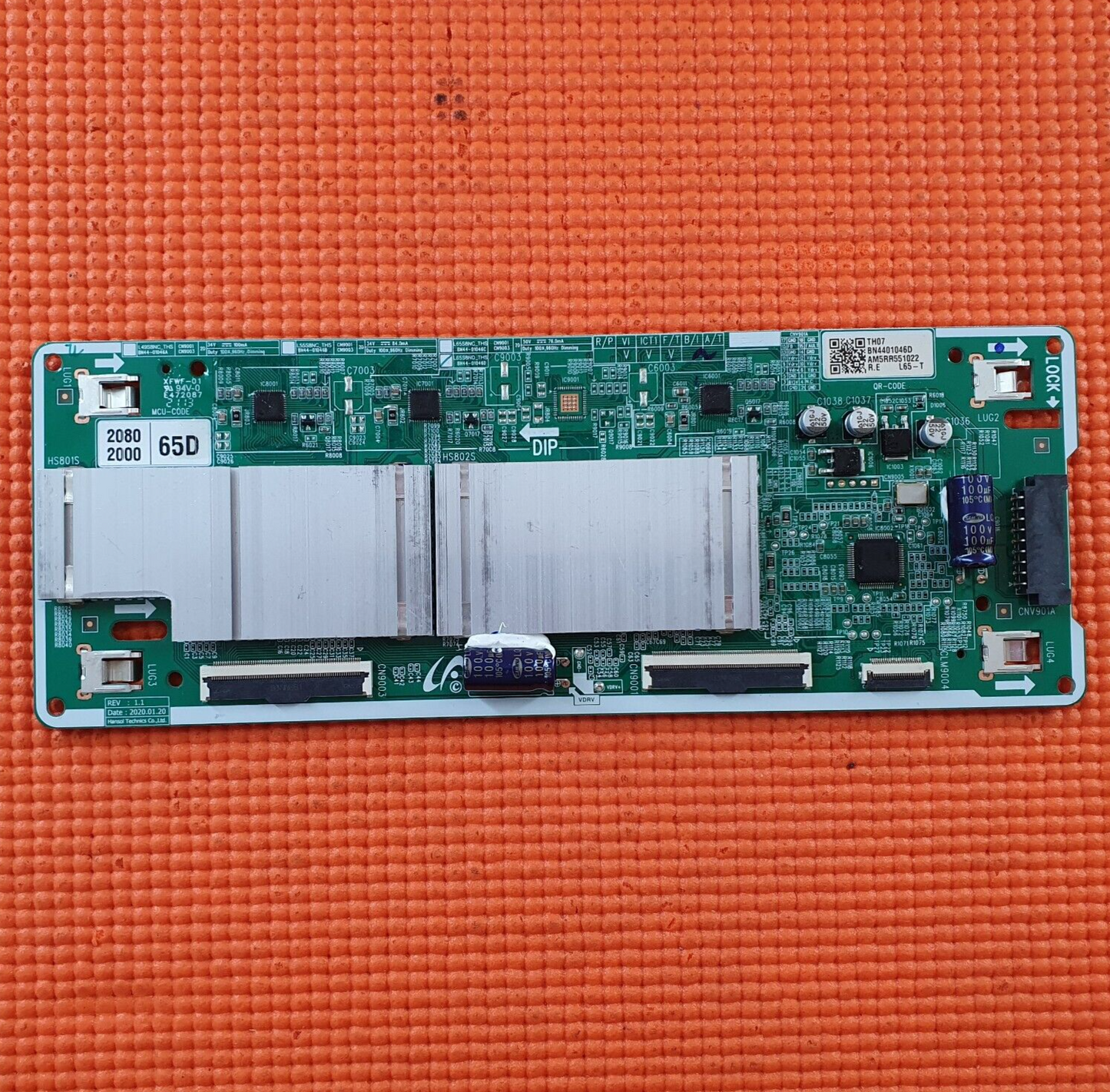 INVERTER LED BOARD FOR SAMSUNG QE65Q80TAT QE65Q80AAT TV BN44-01046D L65S8ND_THS