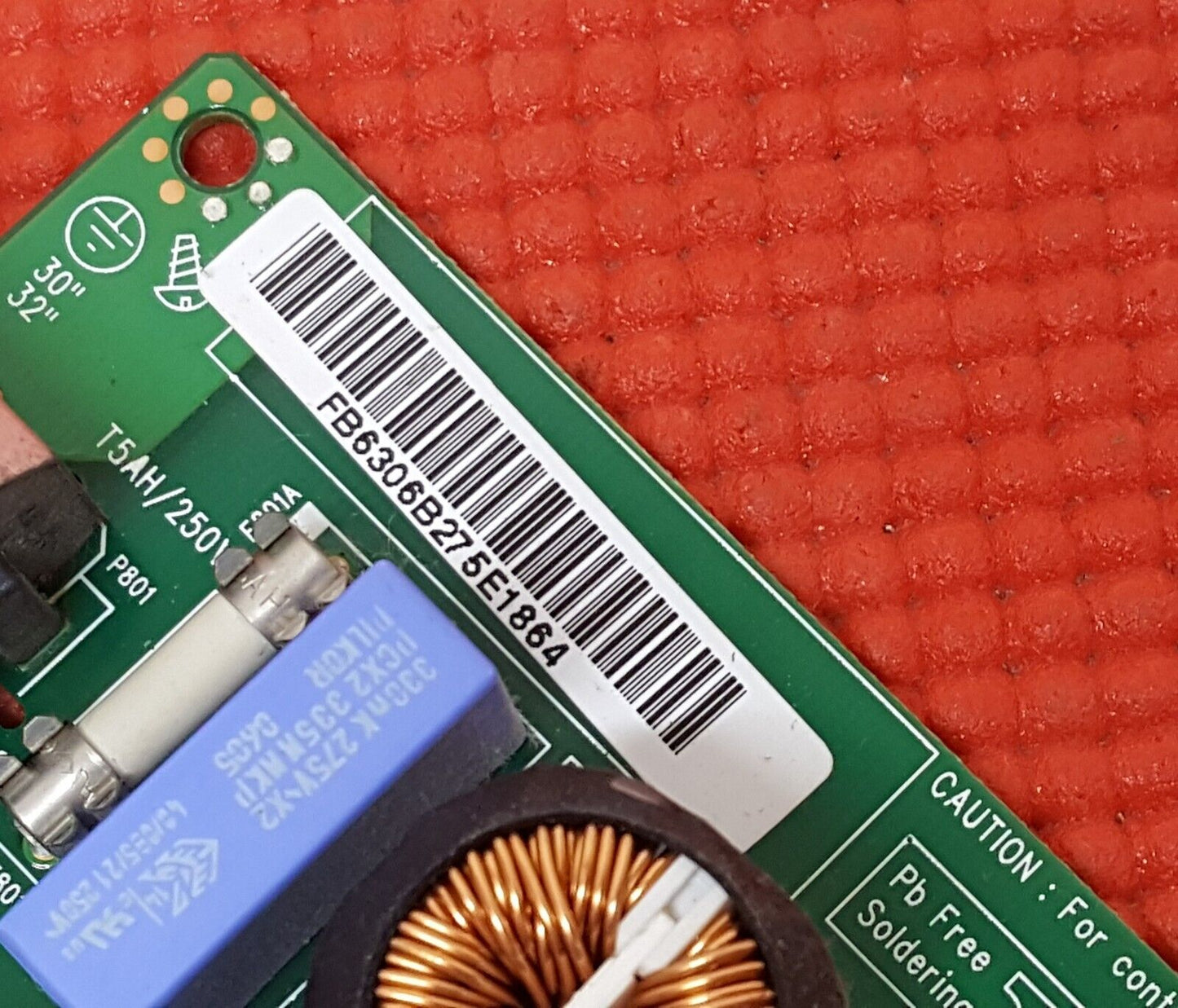 POWER SUPPLY BOARD FOR LG RZ-27L255 RZ-32LZ50 RZ-32LZ55 TV 6871TPT275E REV 2.2