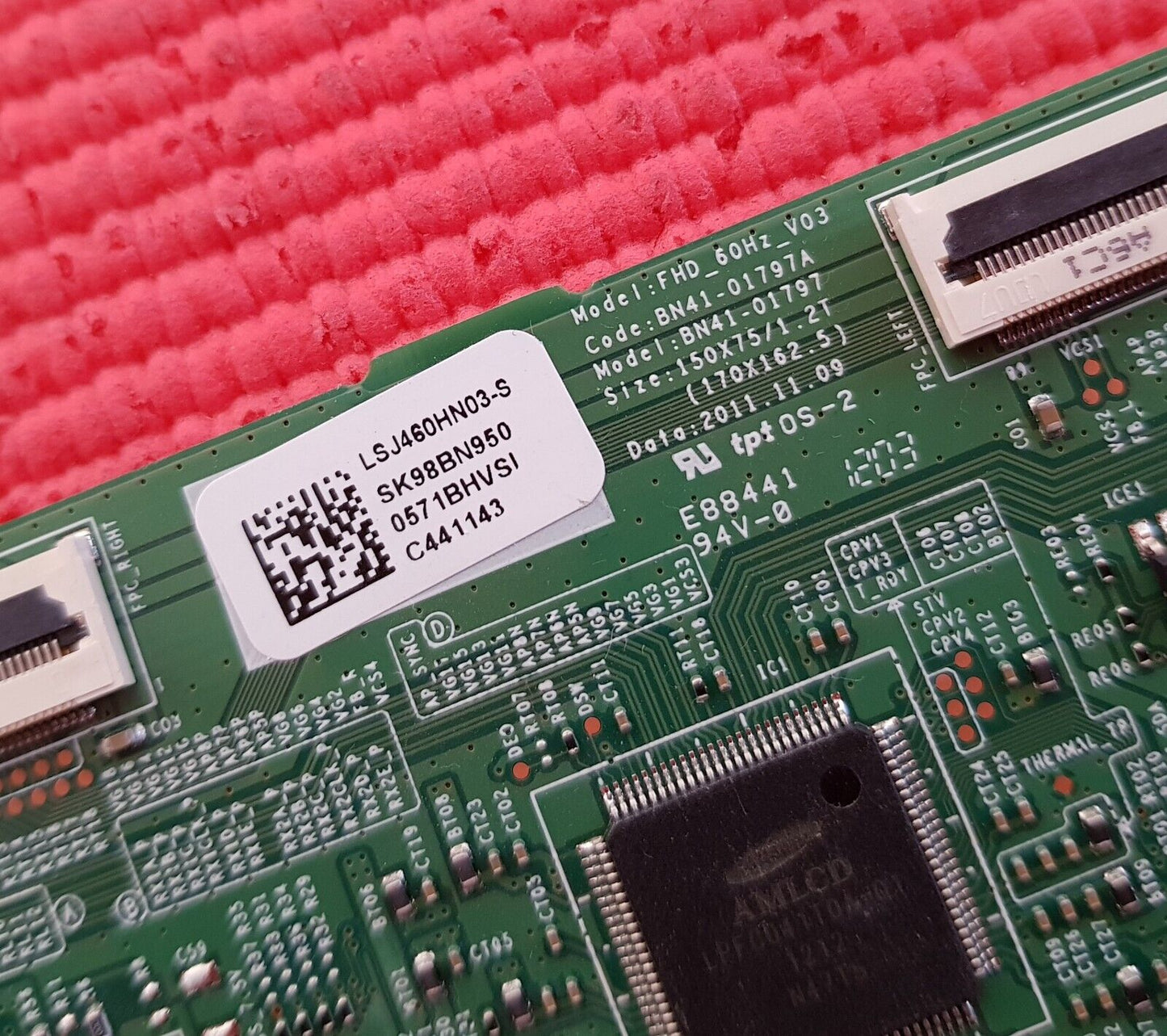 TCON BOARD FOR SAMSUNG UE46ES5500 UE46EH5300W TV BN41-01797A BN95-00571B
