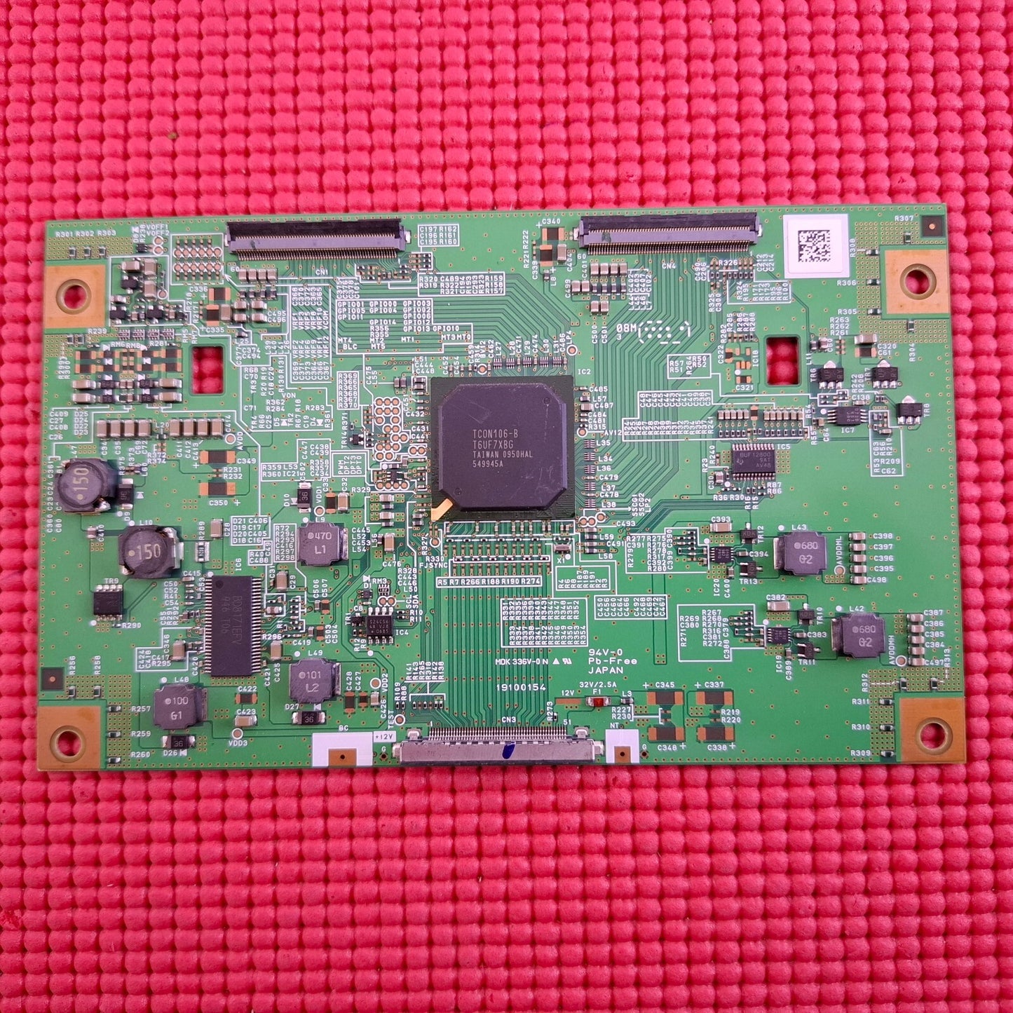LVDS BOARD FOR PANASONIC TX-L37G10B TX-L32G10B TV MDK 336V-0 19100154 JAPAN