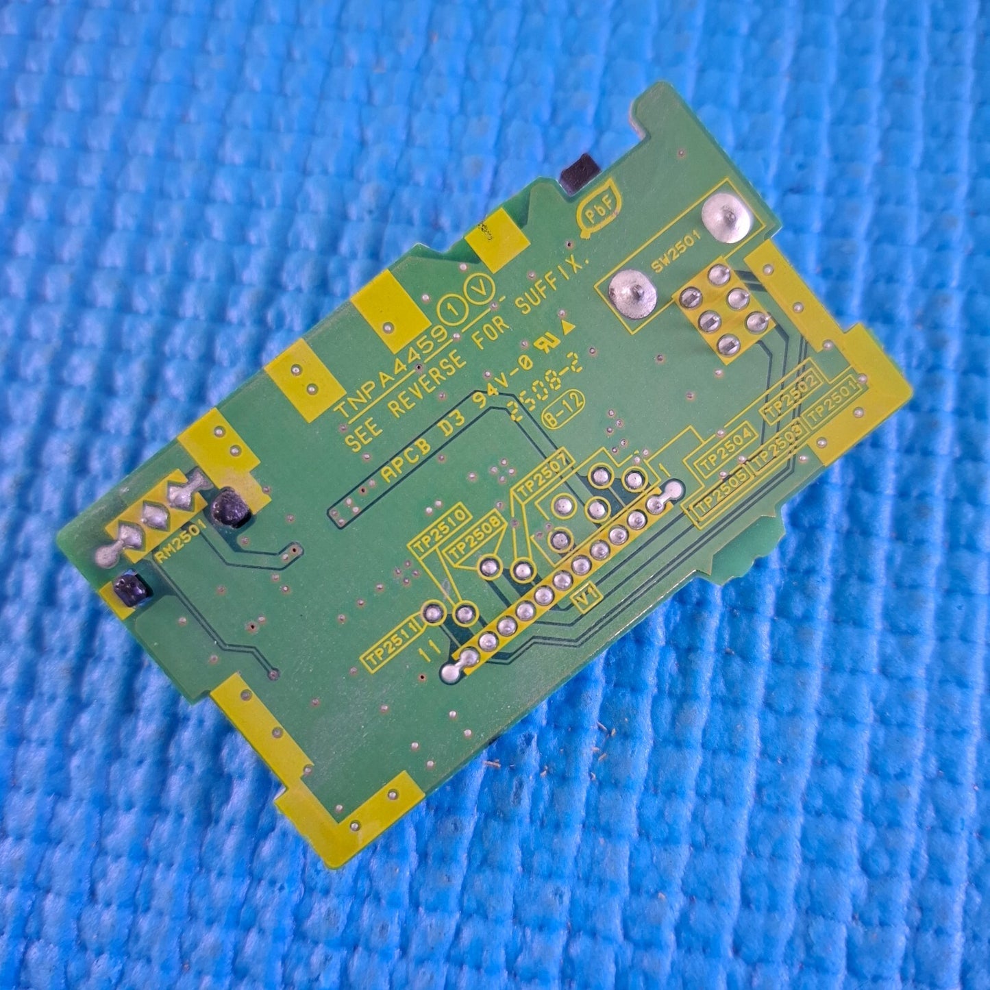 IR SENSOR ON/OFF SWITH BUTTON FOR PANASONIC TX-37LZD80 TV TXNV10NDA TNPA4459 1 V