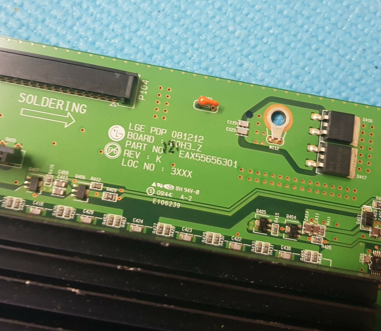 XSUS BOARD FOR LG 60PS7000 60" PLASMA TV EAX55656301 EBR55492601