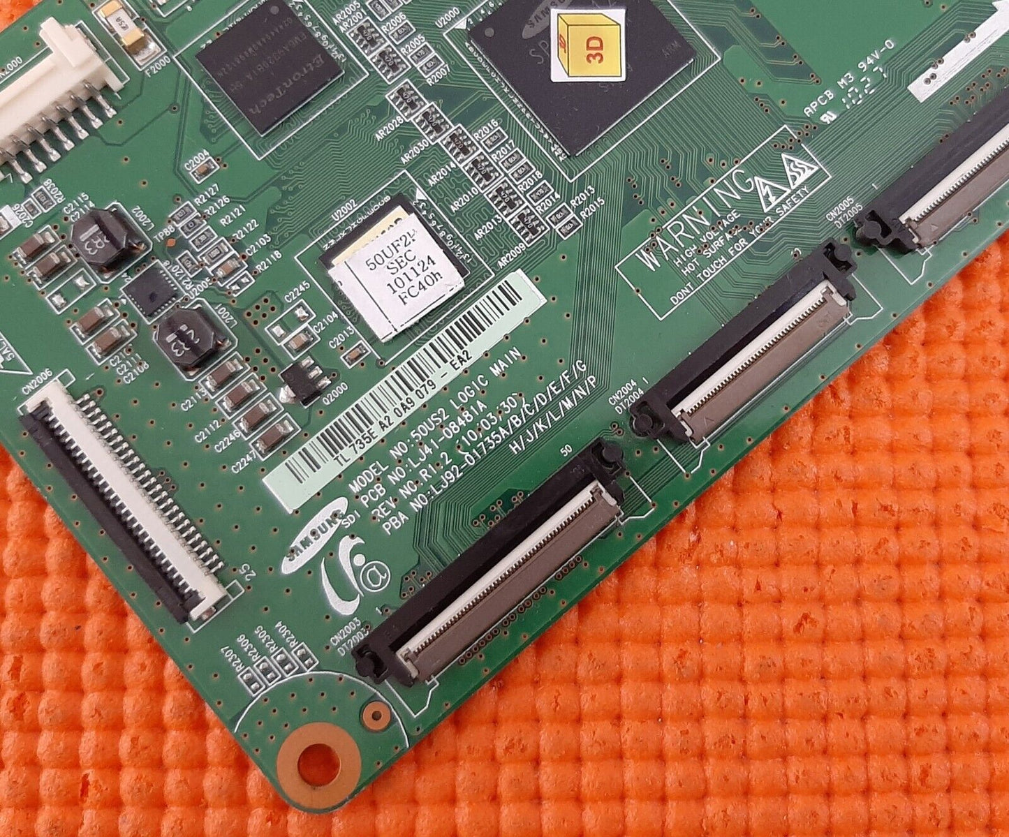 TCON BOARD FOR SAMSUNG PS50C680G5K PN50C8000YF PLASMA LJ41-08481A LJ92-01735E
