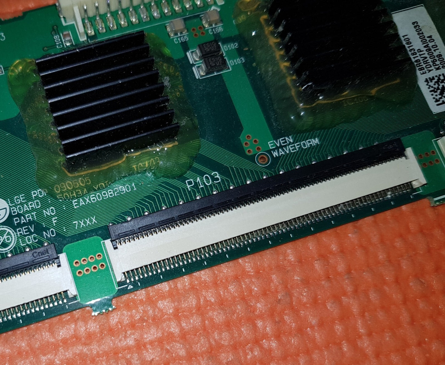 BUFFER BOARD FOR LG 50PS3000 50" PLASMA TV EAX60982901 EBR61831601