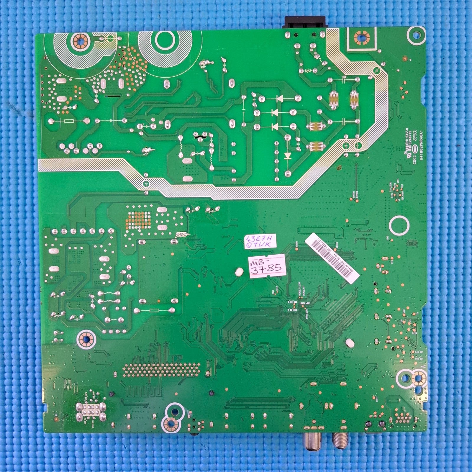 MAIN BOARD FOR HISENSE 43E7HQTUK TV RSAG7.820.11742/ROH (43A56FEVS) T430QVN03.7