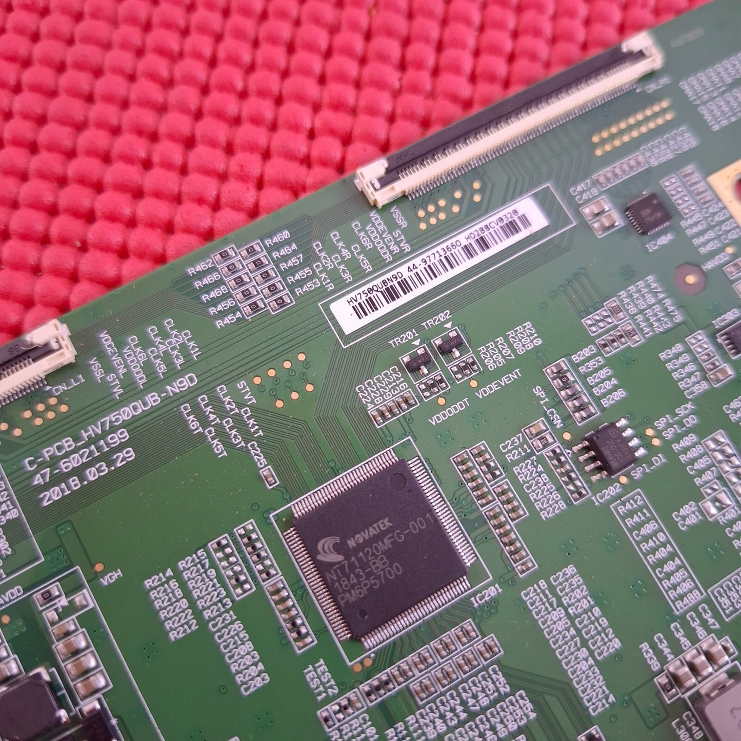 LVDS BOARD FOR LG 75UK6200PLB 75UM7050PLA 75UK6200PLB TV 47-6021199 HV750QUBBN9D