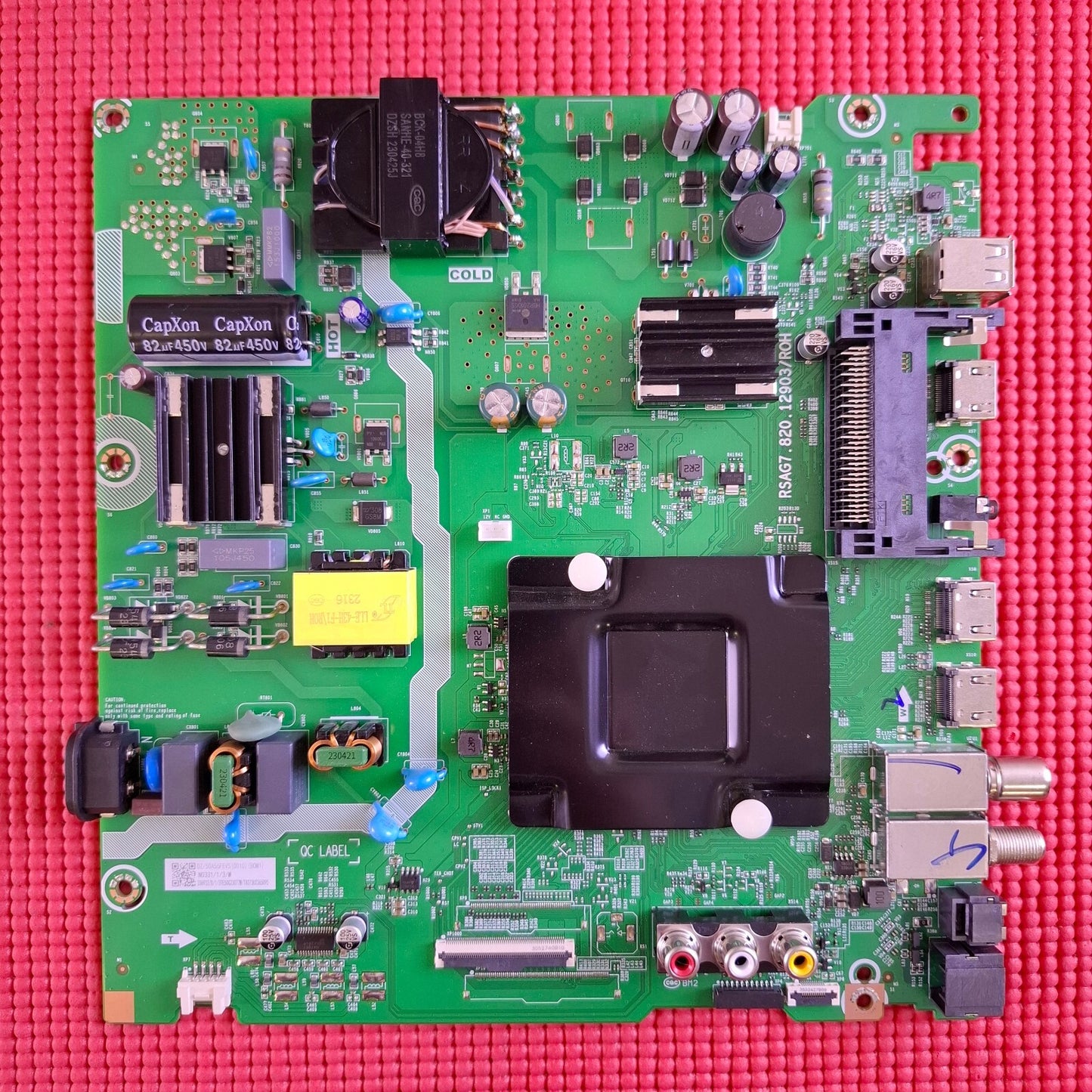 MAIN BOARD FOR HISENSE 50E7KQTUK 50A6KTUK TV RSAG7.820.12903/ROH SCR CV500U2-L01