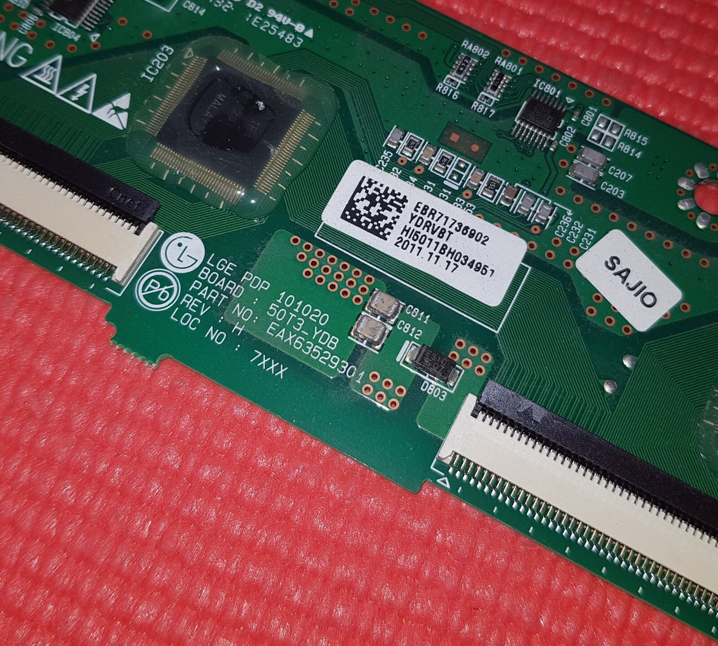BUFFER BOARD FOR LG 50PT353K 50PV350T 50PZ570T 50" TV EAX63529301 EBR71736902