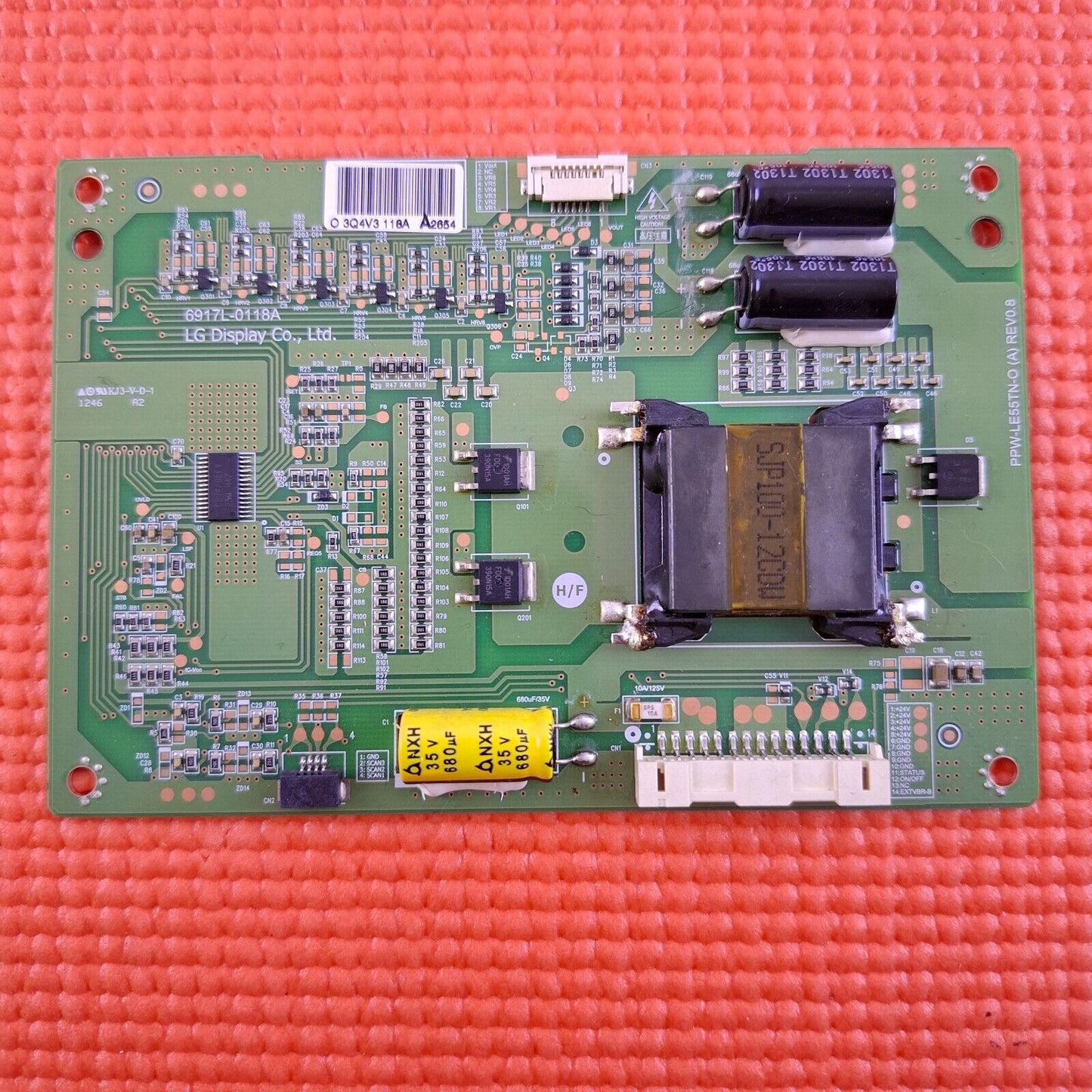 INVERTER BOARD FOR LG 55LA640 TIBO TI55043DBC 55" TV PPW-LE55TN-O 6917L-0118A