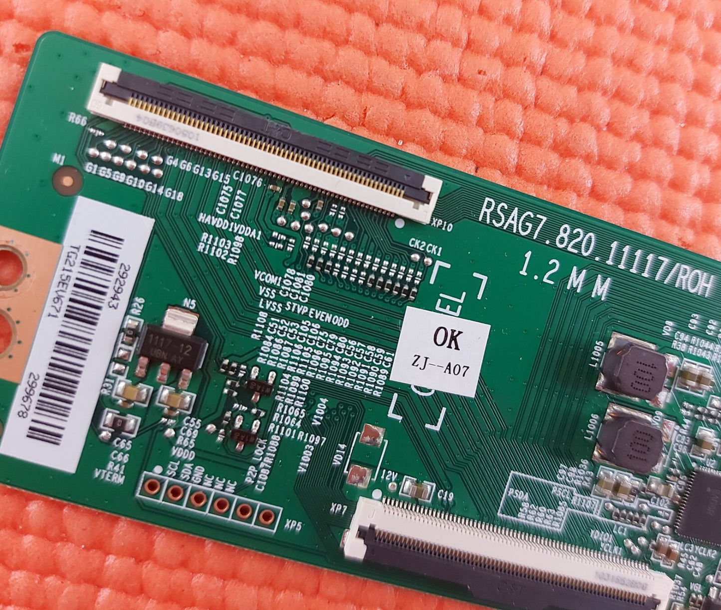 LVDS TCON BOARD FOR HISENSE 65A6GTUK 65A7GTUK 65" TV RSAG7.820.11117/ROH 292943