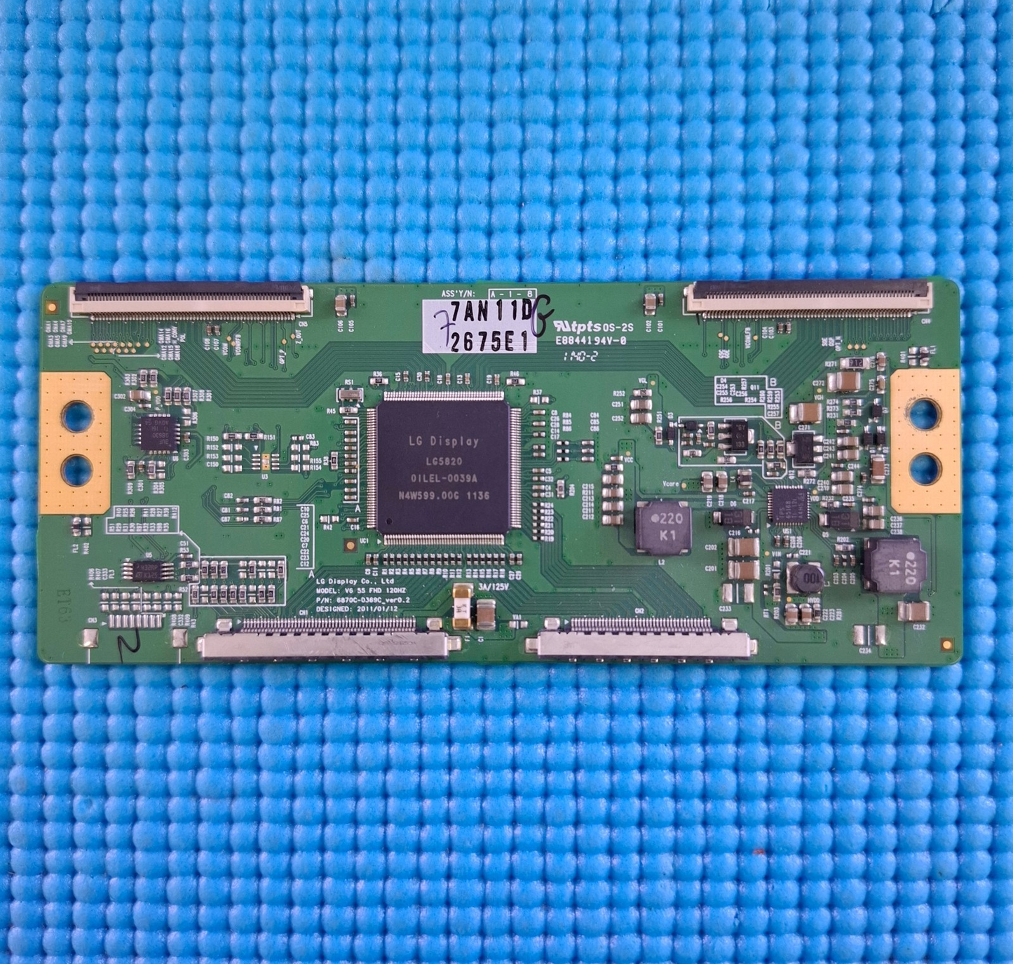 LVDS TCON BOARD FOR LG 55LW450U 55LW4500 55" LED TV 6870C-0369C 6871L-2675E