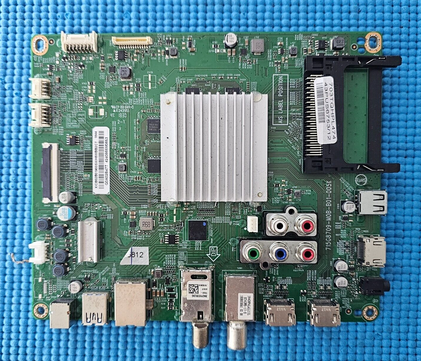 MOTHERBOARD TV PHILIPS 75PUS8546/12 715GB414 M0A B01 006Y WK:2130 703TQLPL060 EUR 148,77 FR MOTHERBOARD TV PHILIPS 75PUS8546/12 715GB414 M0A B01 006Y WK:2130 703TQLPL060 EUR 148,77 FR