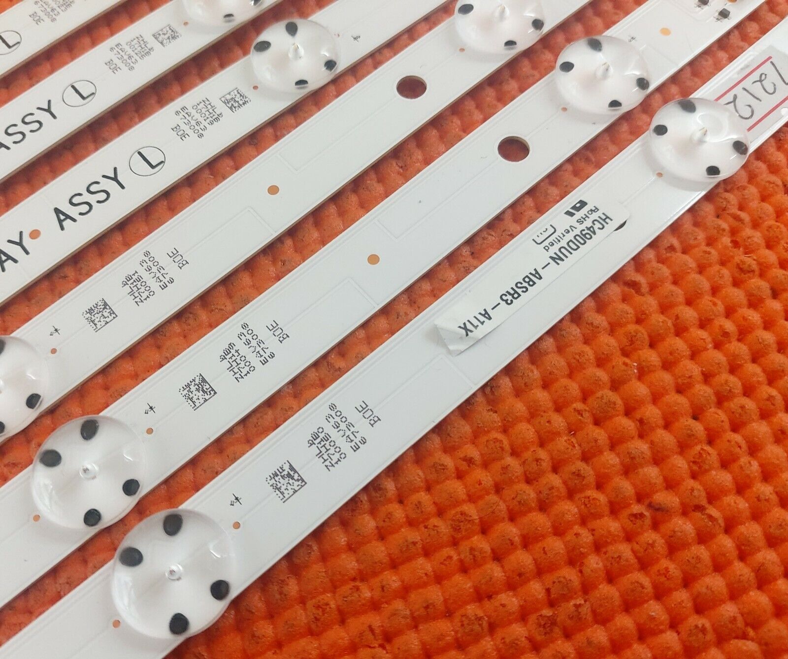 BACKLIGHT SET FOR LG 49LV340C 49" LED TV 49LJ61/UJ65_A TYPE 49LJ61/UJ65_B TYPE