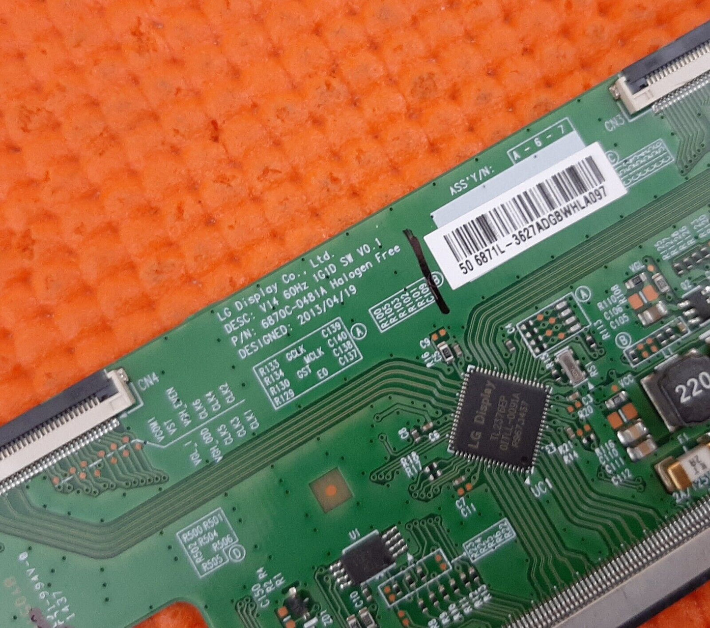 LVDS BOARD FOR TX-50A300BA 50HYT62UC 50FLHK274SC 50" TV 6870C-0481A 6871L-3627A