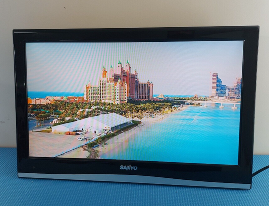 SANYO CE22LD08DV-B 22" HD READY 720P LCD TV + WALL MOUNT BRACKET